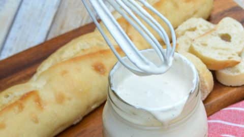 cream and vinegar dressing 2 Minutes Simple Cream Salad Dressing