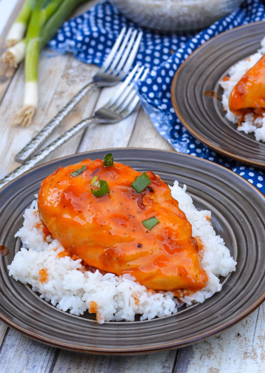 orange marmalade russian dressing chicken 4 Ingredient Sweet and Tangy Chicken