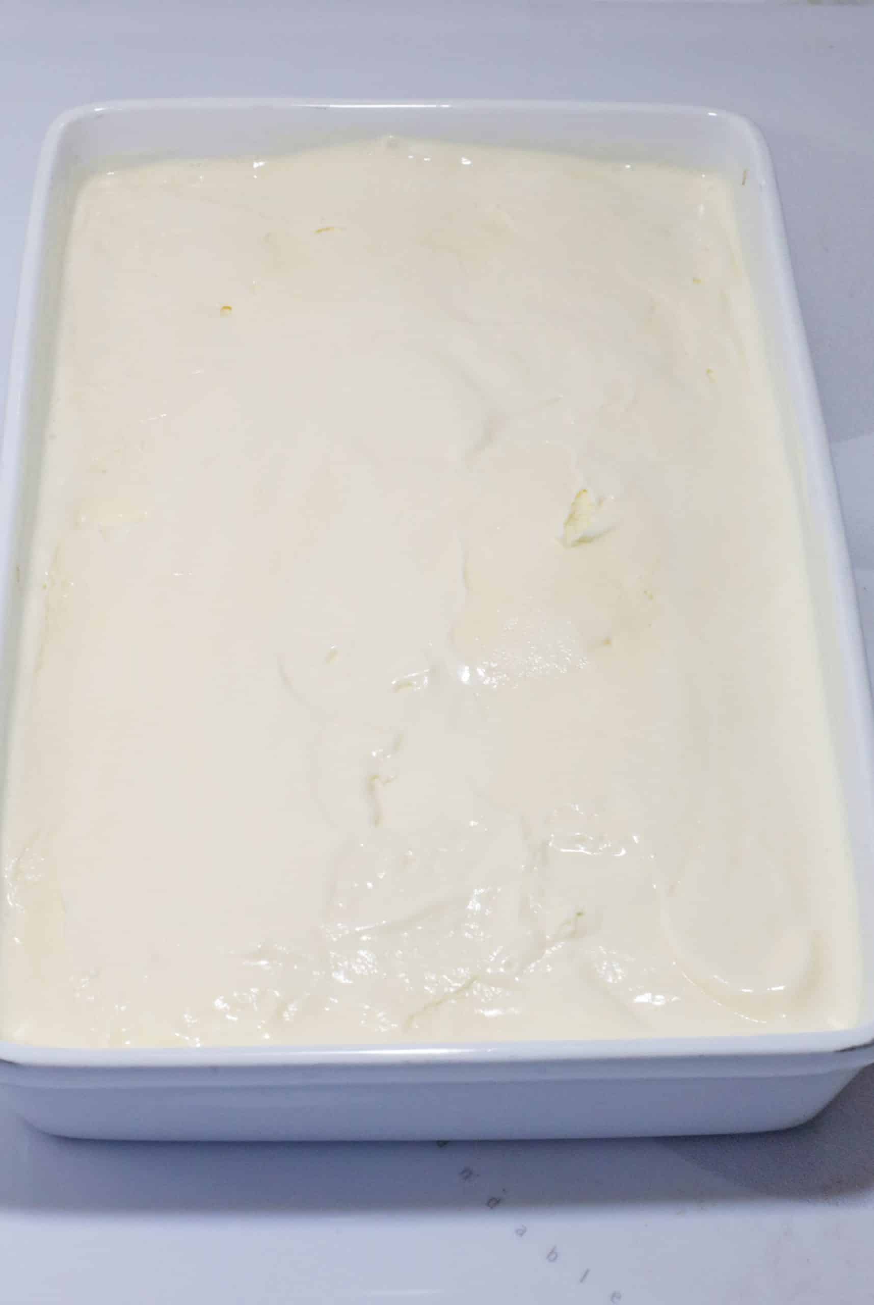 cool whip topped carrot cake ice cream cake