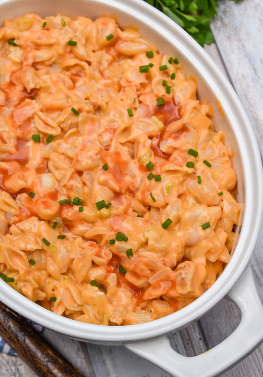 Buffalo Chicken Mac And Cheese (From A Box)